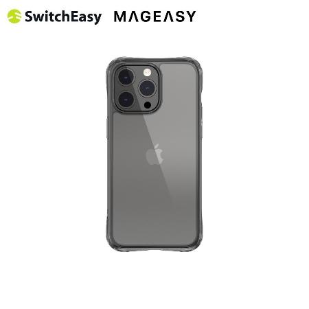 SwitchEasy ALOS iPhone 15 Pro Max 6.7吋 超軍規防摔透黑保護殼✿80D024